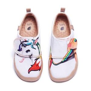 UIN watercolor Unicorn kids shoes size 12 C